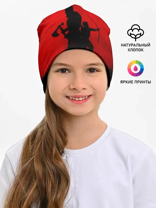Детская шапка с принтом «Kratos»