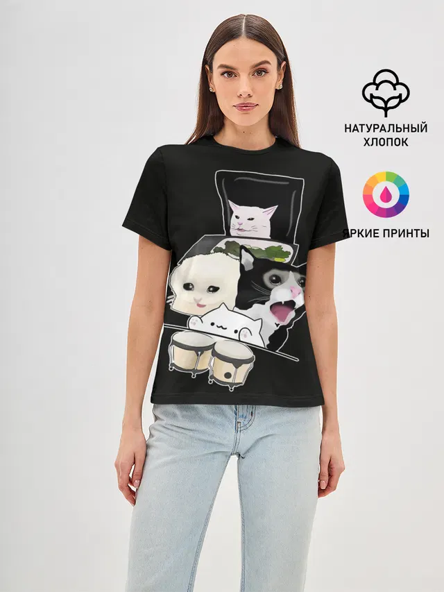 woman yelling at cat