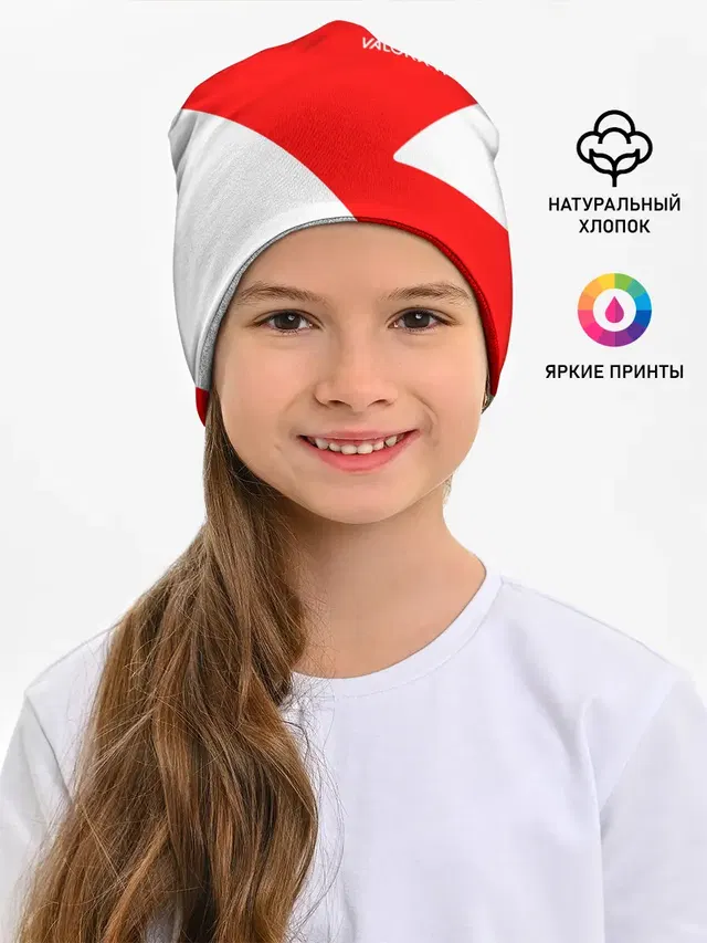 Детская шапка с принтом «Logo»