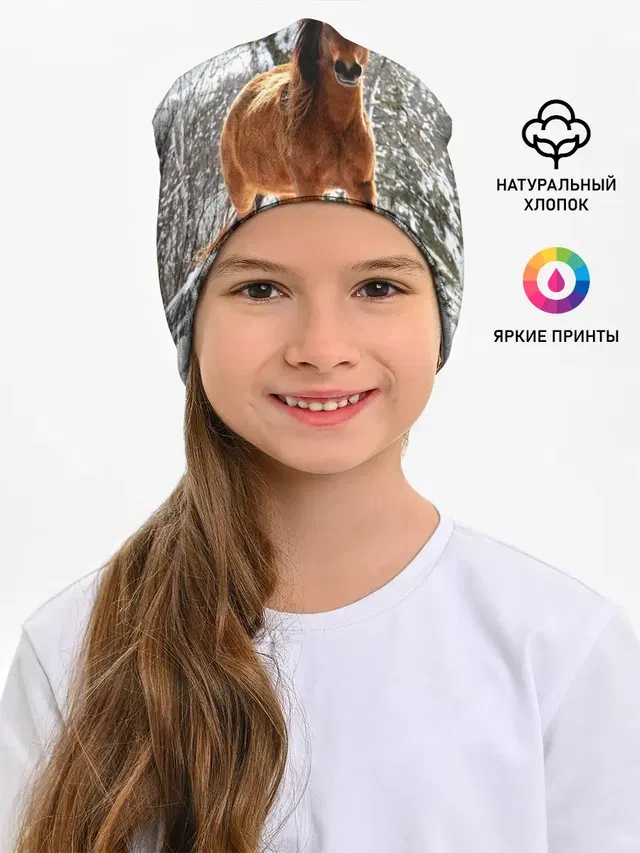 Конь и снег
