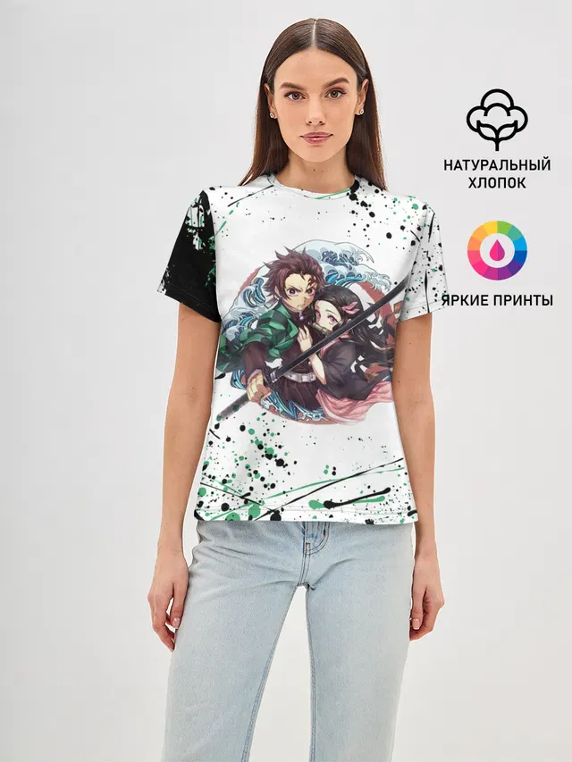 Брызги красок Demon Slayer