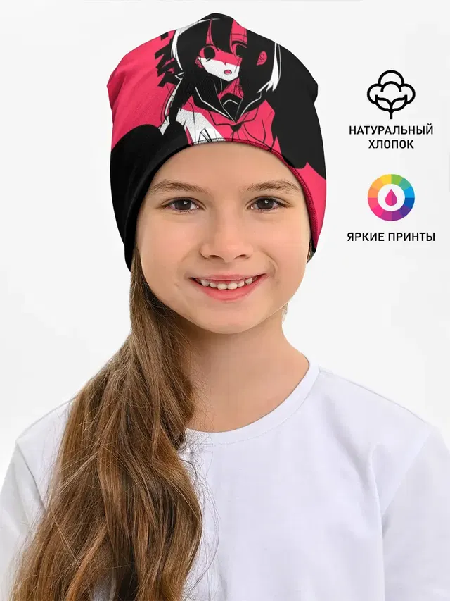 Детская шапка с принтом «Когда плачут цикады — Rena Black Pink»