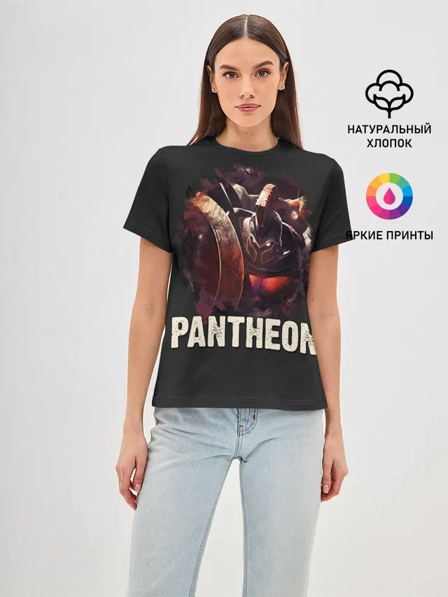 Женская базовая футболка с принтом «Pantheon»
