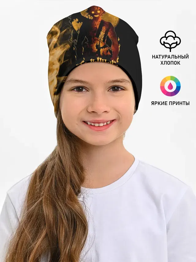 Чёрный клевер Аста желтая луна