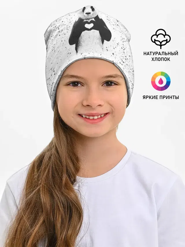 Панда Любовь Сердце Брызги