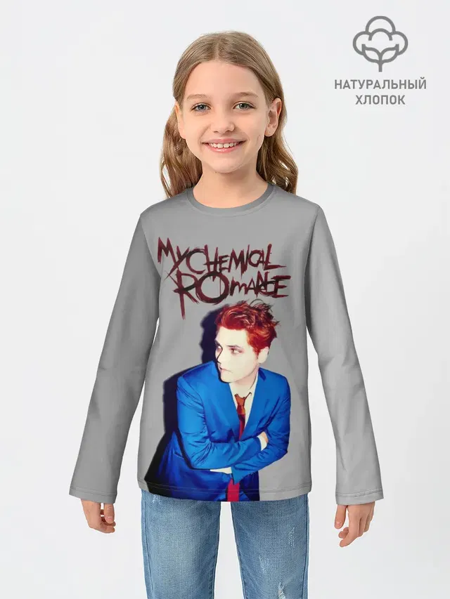 Детский лонгслив с принтом «My Chemical Romance»