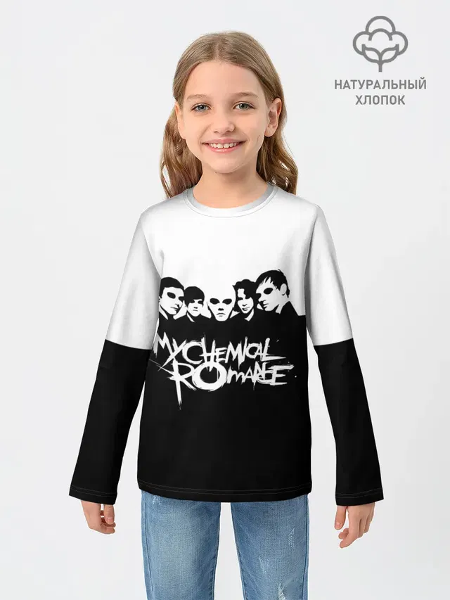 Детский лонгслив с принтом «My Chemical Romance»