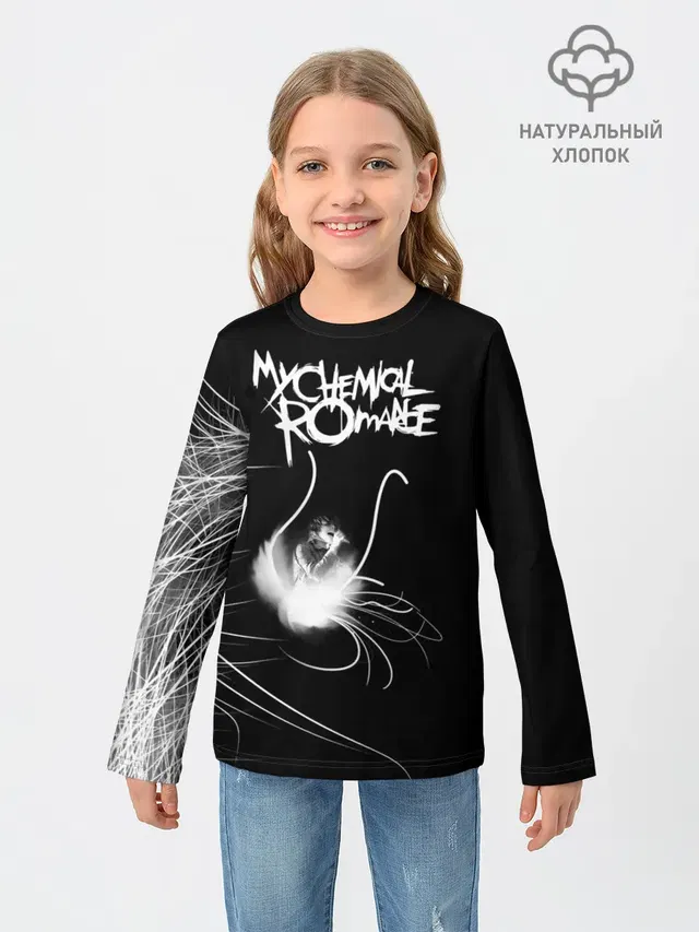 Детский лонгслив с принтом «My Chemical Romance»