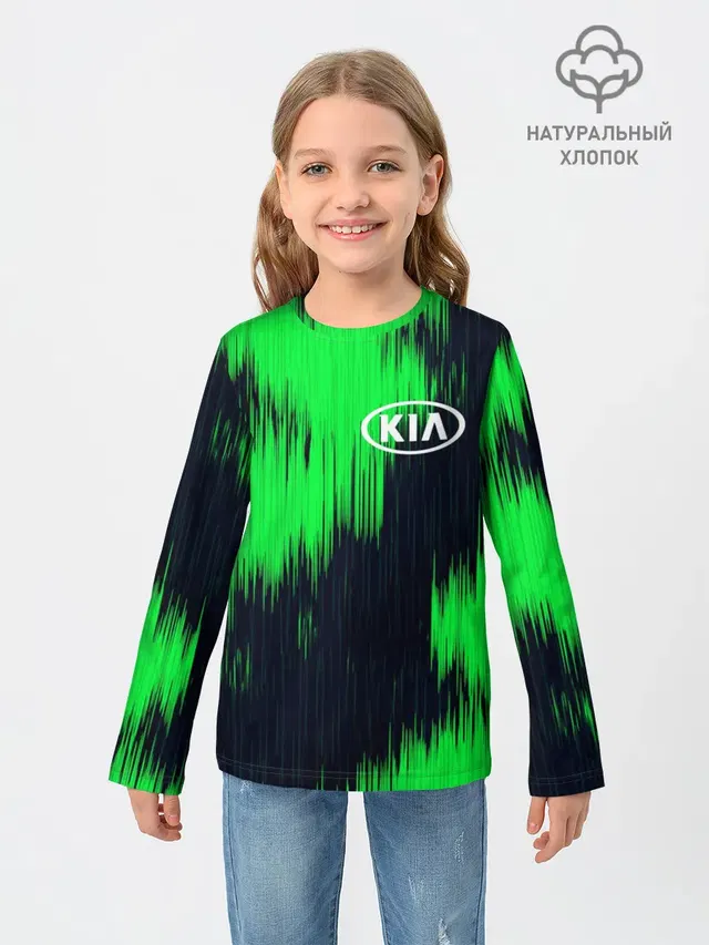 Детский лонгслив с принтом «KIA — KIA sport collection»