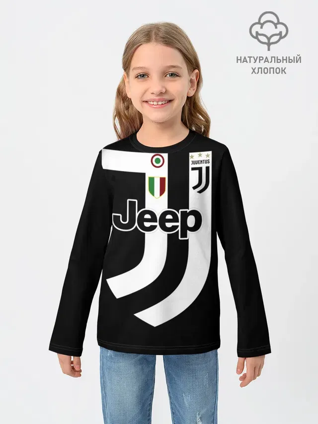 Детский лонгслив с принтом «Ювентус — Dybala FIFA edition 2018»