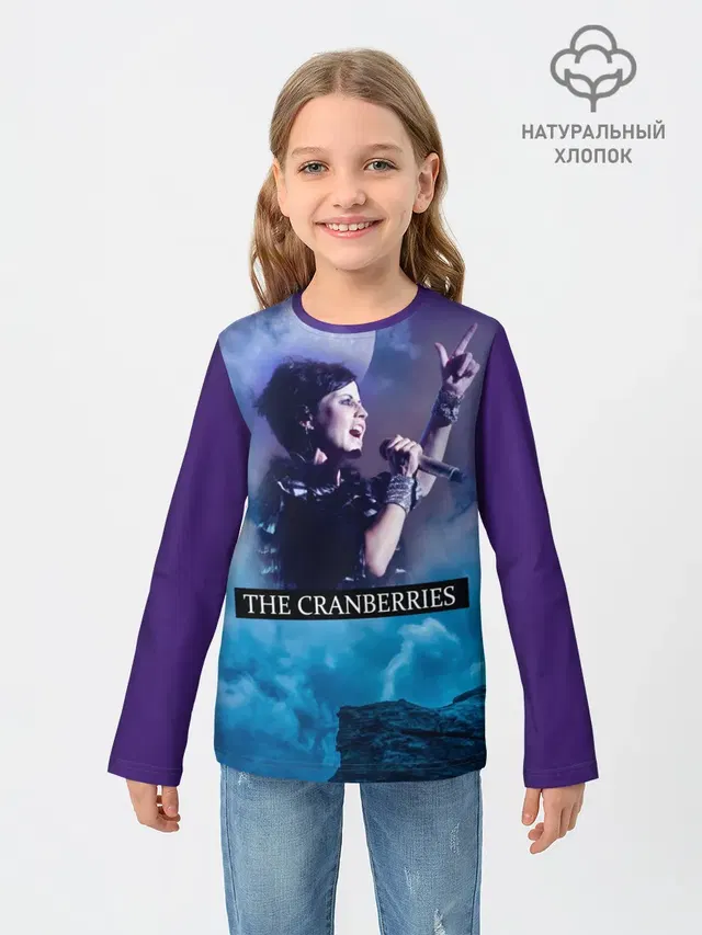 Детский лонгслив с принтом «The Cranberries»