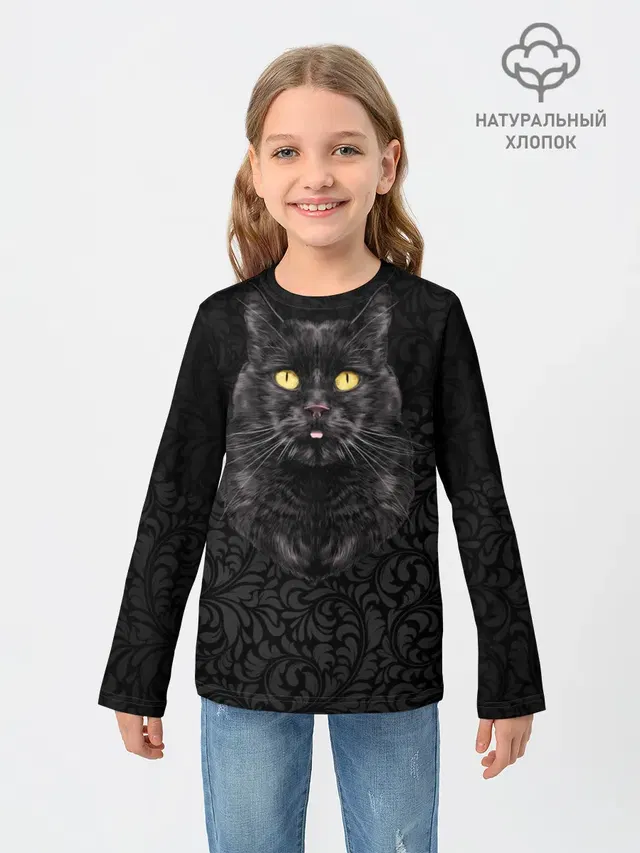 Чёрный котик