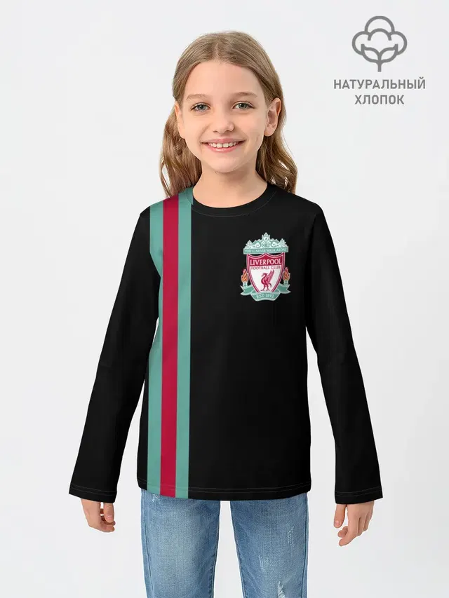 Детский лонгслив с принтом «Liverpool FC»