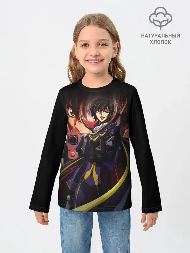 Детский лонгслив с принтом «Code Geass — Code Geass_8»