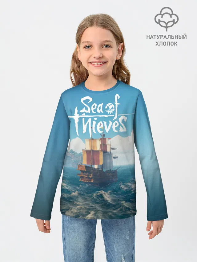 Детский лонгслив с принтом «Sea of Thieves»