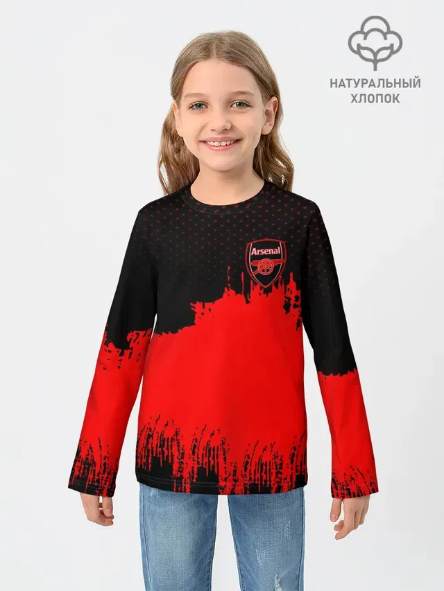 Детский лонгслив с принтом «Arsenal Original»