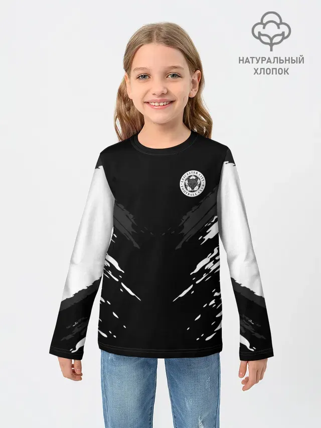 Детский лонгслив с принтом «Leicester City — LEICESTER CITY 2018 SPORT»