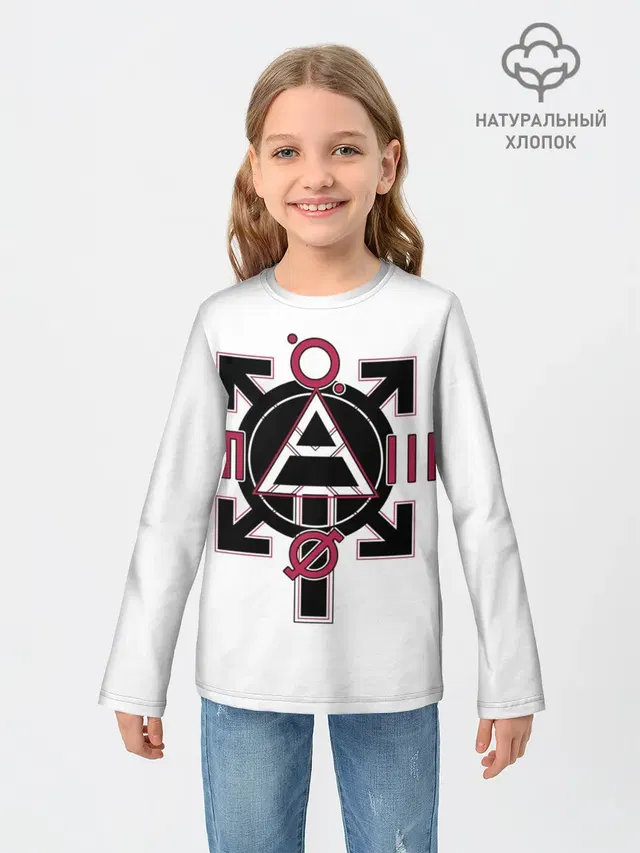 Детский лонгслив с принтом «30 STM»