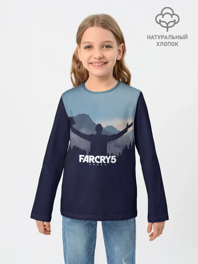 Детский лонгслив с принтом «Far Cry — Ave Joseph»