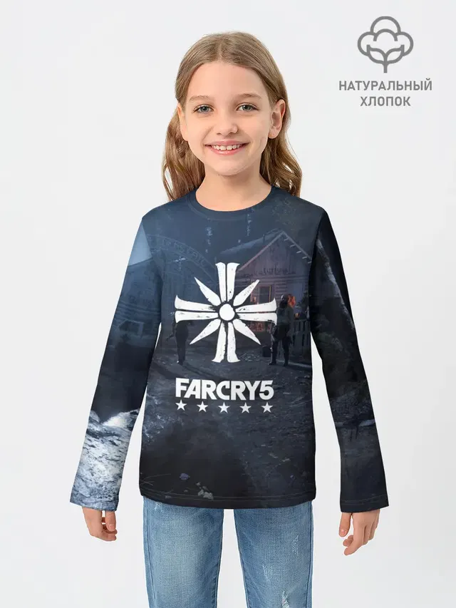 Детский лонгслив с принтом «Far Cry — Cult Far Cry»