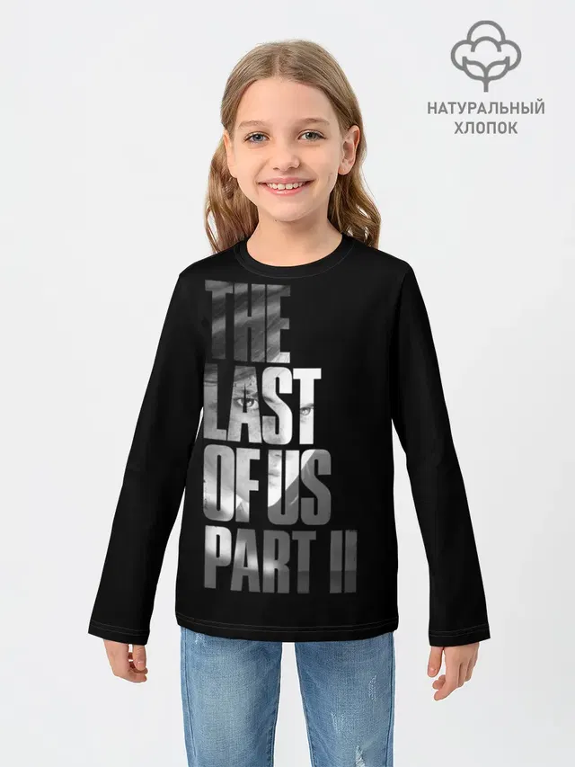 Детский лонгслив с принтом «Ellie — The Last of Us II»