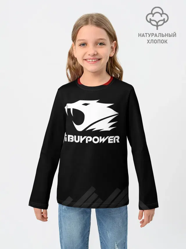 Детский лонгслив с принтом «Counter-Strike — iBuyPower — The Form»