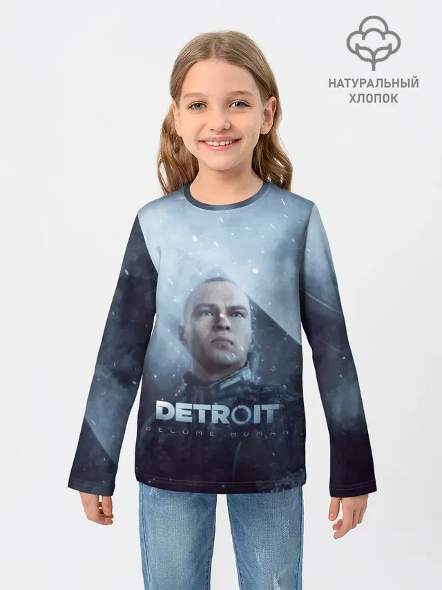 Детский лонгслив с принтом «Markus»