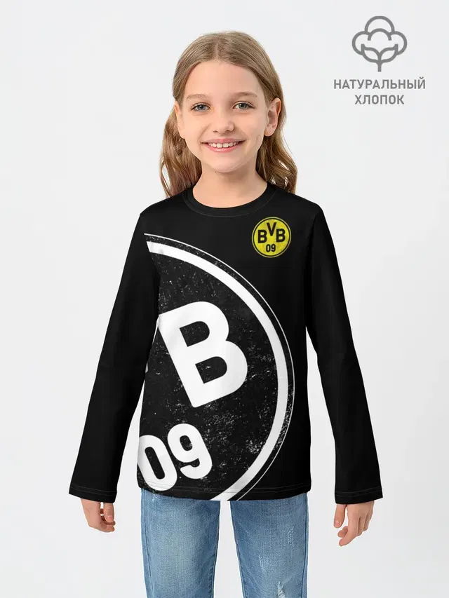 Детский лонгслив с принтом «Borussia — Borussia Dortmund Exclusive»