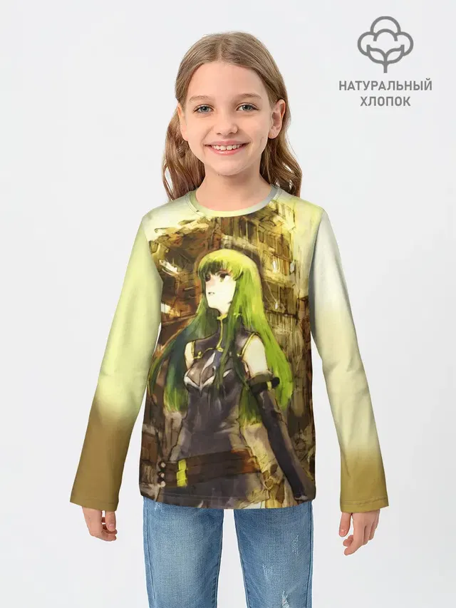 Детский лонгслив с принтом «Code Geass — Code Geass art»