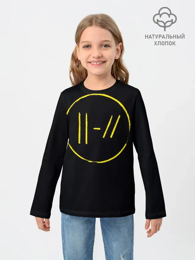 Детский лонгслив с принтом «twenty one pilots — trench»