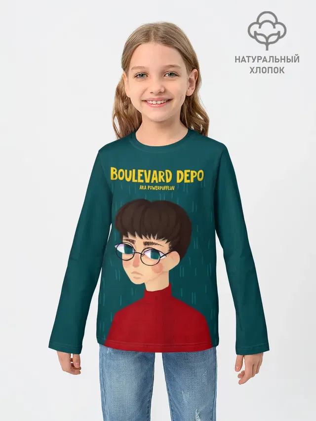 Детский лонгслив с принтом «Boulevard Depo — Powerpuff Luv»