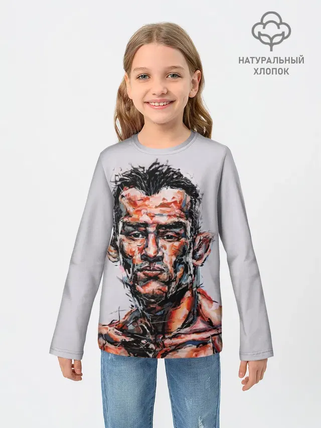 Детский лонгслив с принтом «MMA — Tony Ferguson»