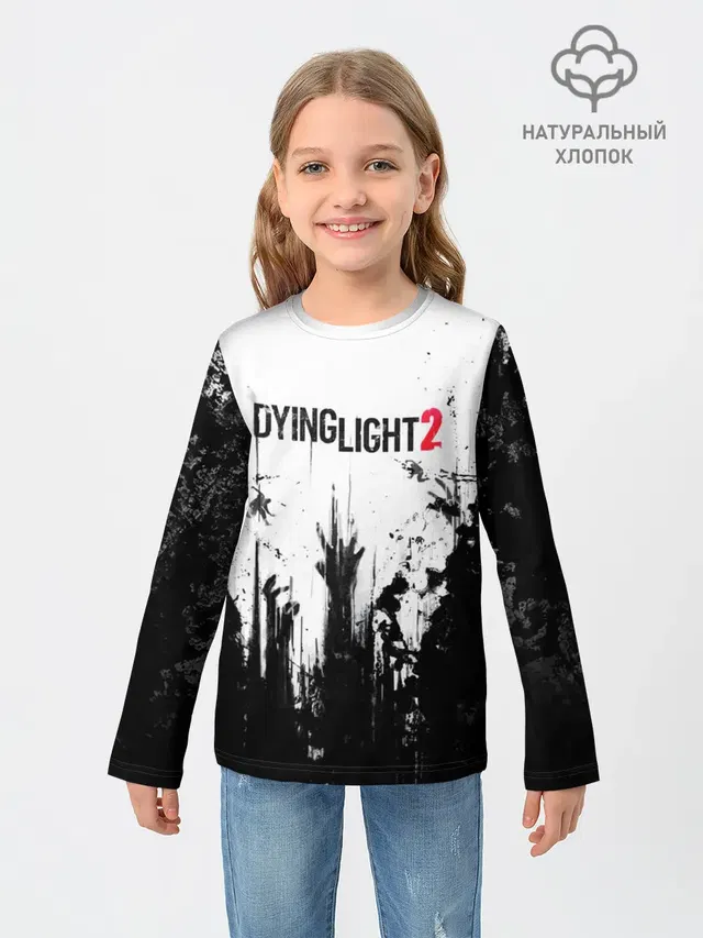 Детский лонгслив с принтом «Dying Light — Dying Light 2»