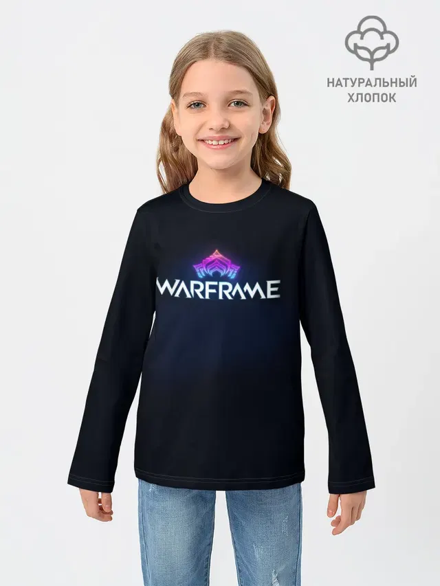 Детский лонгслив с принтом «Warframe»