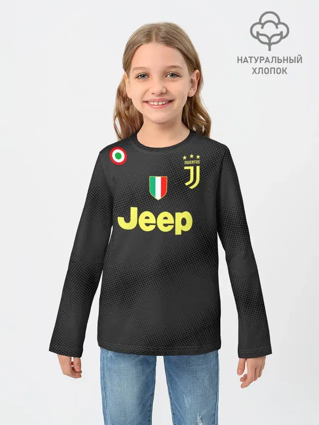 Детский лонгслив с принтом «Ювентус — Dybala 18-19 alternative»