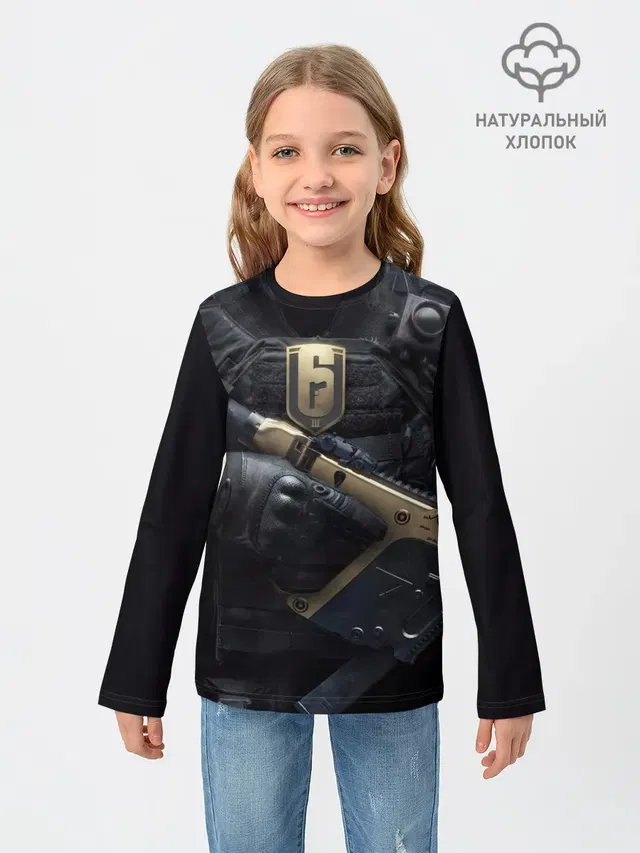 Детский лонгслив с принтом «KRISS Vector»