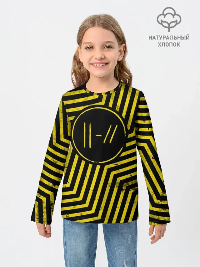 Детский лонгслив с принтом «symbol — Twenty One Pilots - Trench»