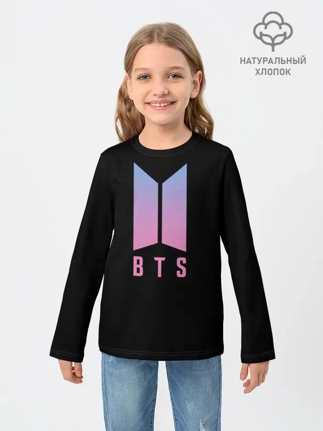 Детский лонгслив с принтом «BTS — BTS Suga»