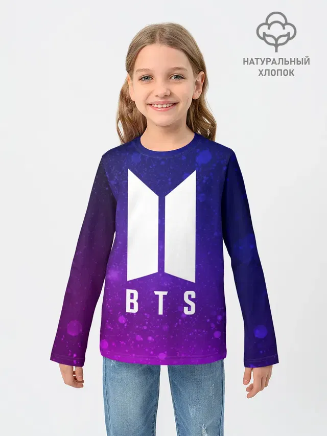 Детский лонгслив с принтом «BTS — BTS YOURSELF»