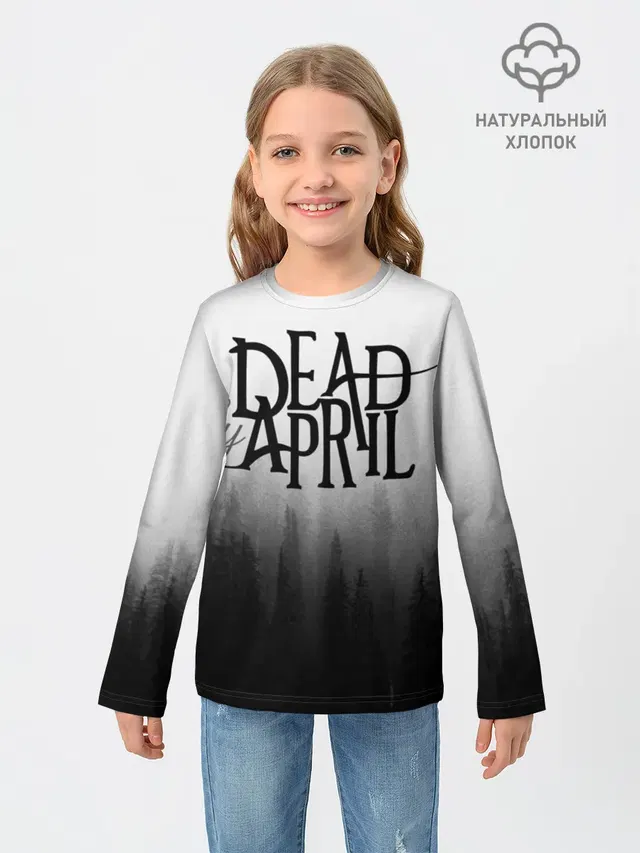 Детский лонгслив с принтом «Dead by April»