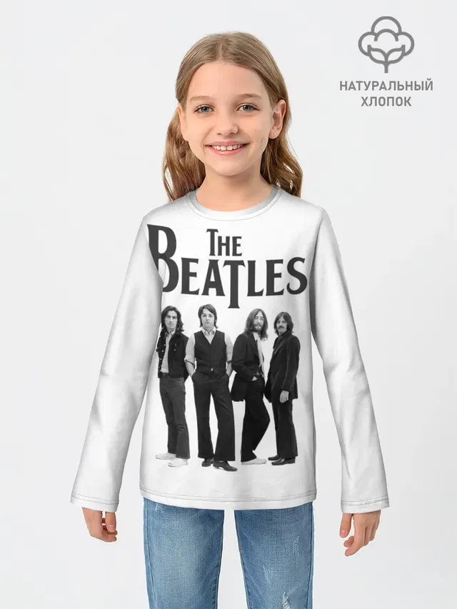 Детский лонгслив с принтом «John Lennon»