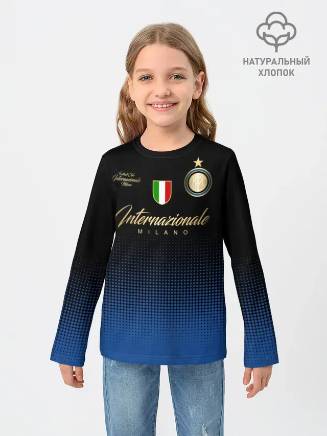 Детский лонгслив с принтом «Scudetto»