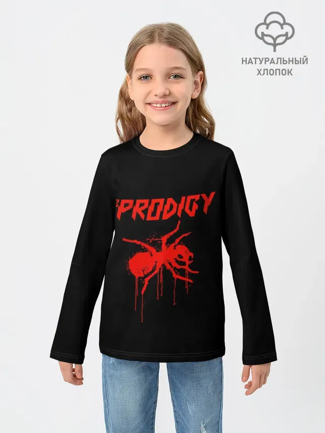 Детский лонгслив с принтом «Prodigy — The Prodigy»