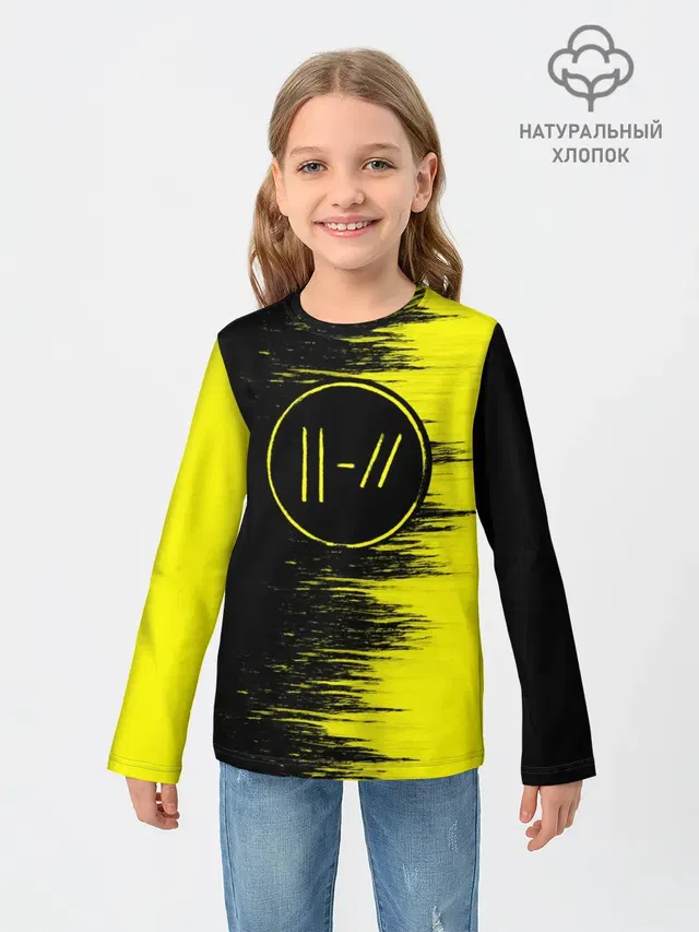 Детский лонгслив с принтом «Twenty One Pilots 7»