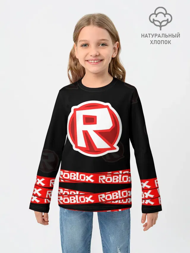 Детский лонгслив с принтом «Роблокс — Roblox 2»