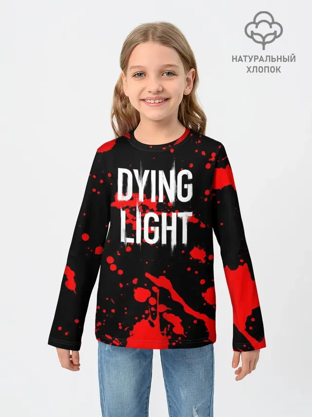 Детский лонгслив с принтом «Dying Light»