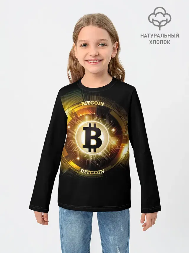 Золотой биткоин