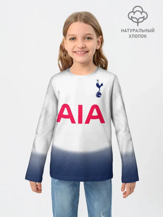 Детский лонгслив с принтом «Tottenham — Dele Alli home 18-19»