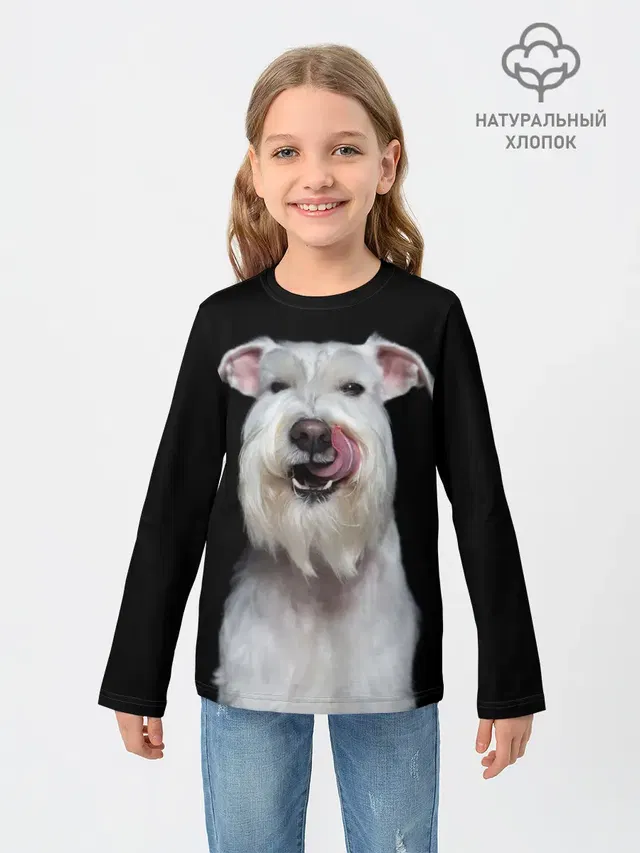 Белый шнауцер