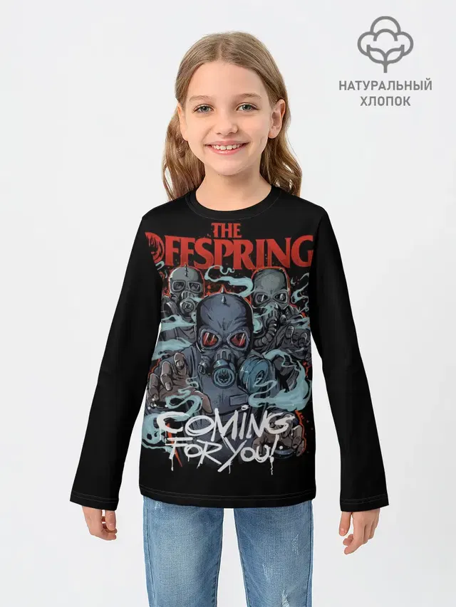Детский лонгслив с принтом «Offspring»